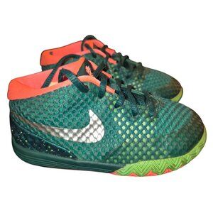 Nike Kyrie 1 Toddler Basketball Shoes Size 8C Green Orange•64